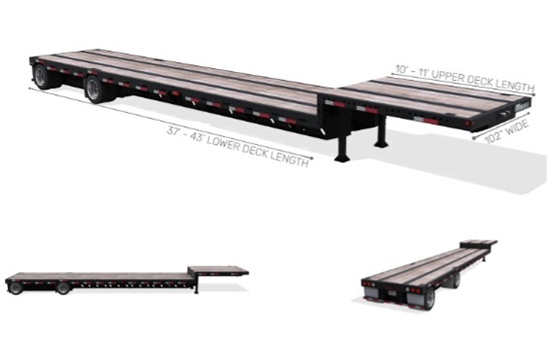 Step deck dimensions